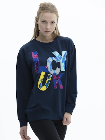 SCR. Sporttrui 'ILONA' in Blauw