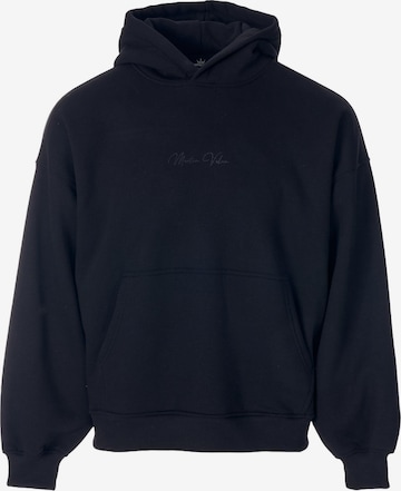 Sweat-shirt MARTIN VALEN en noir : devant