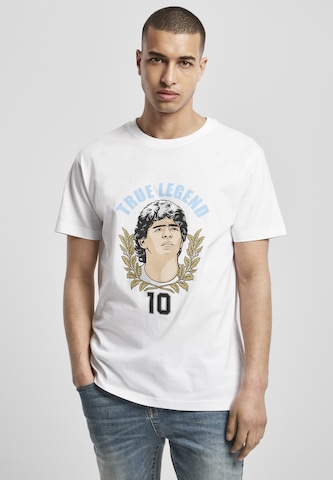 Mister Tee Тениска 'True Legends Number 10' в бяло: отпред