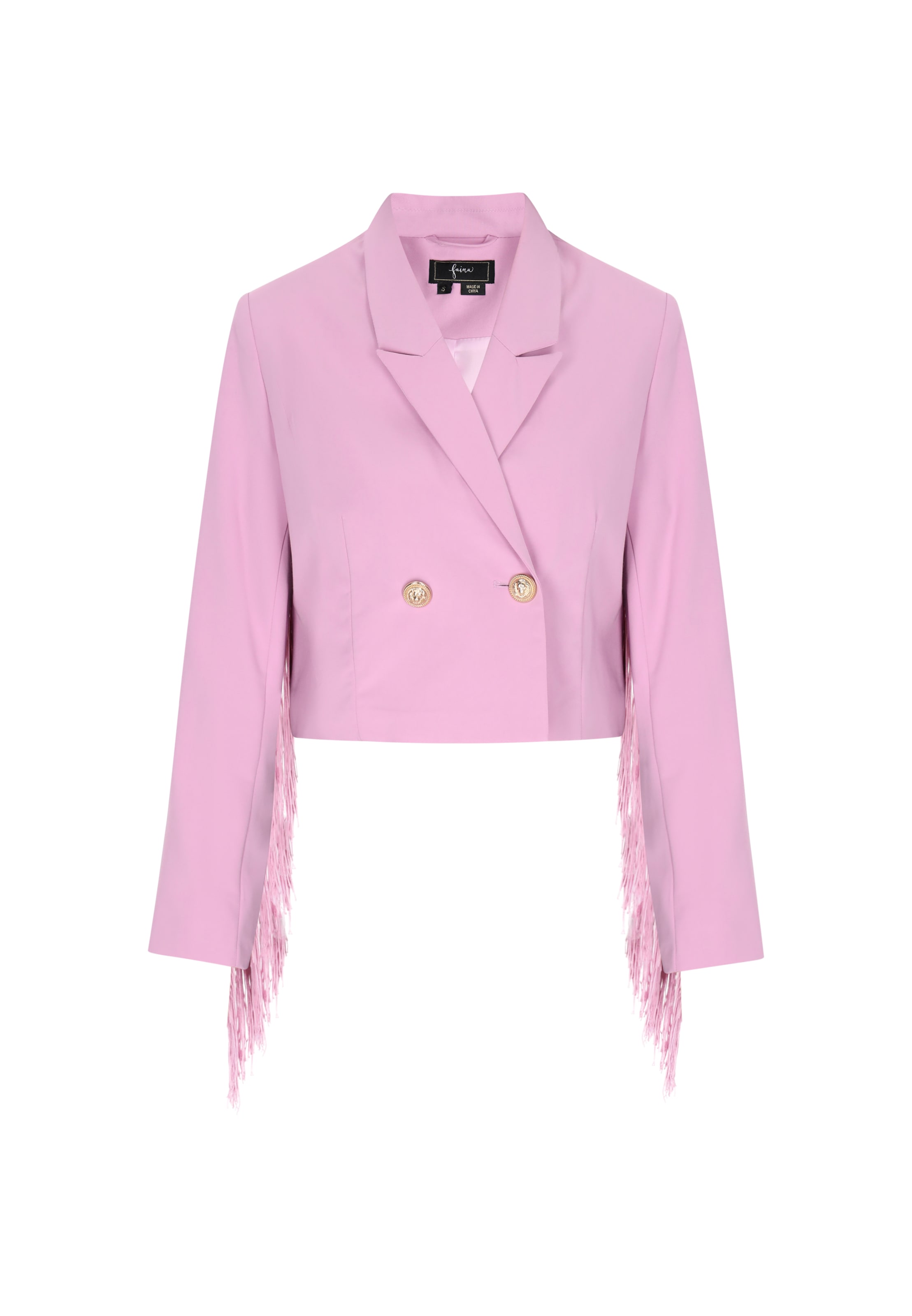 rožinė faina Švarkas: priekis