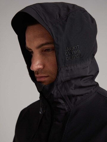 JACK1T Weatherproof jacket 'Krypton' in Black