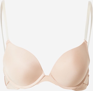 Hunkemöller Push-up Biustonosz w kolorze beżowy: przód