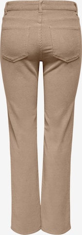 ONLY Regular Pants 'Emily' in Brown