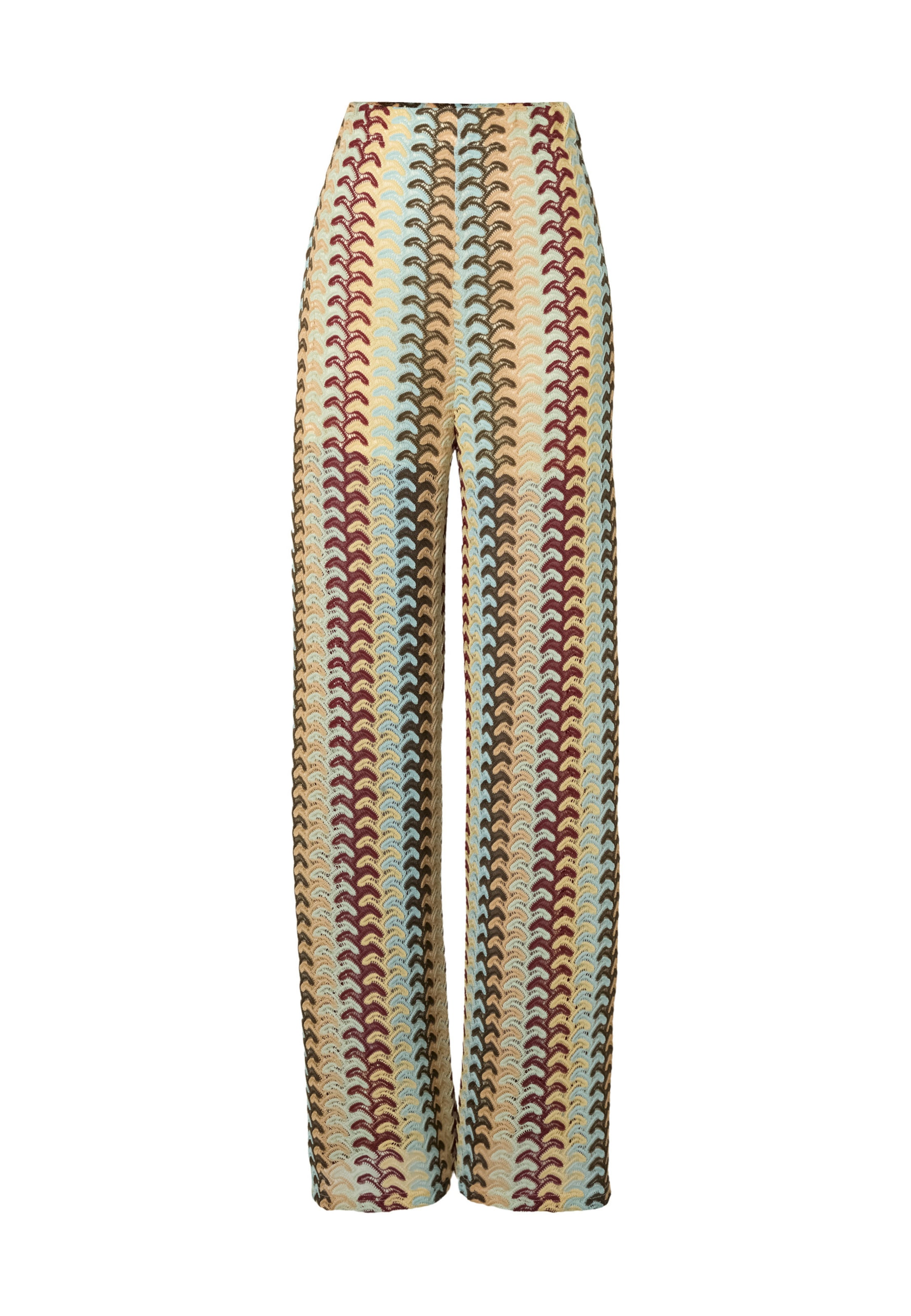 Wide Leg Pantalon 'Arrow' Estelou en jaune : devant