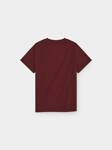 Bavarian Caps Shirt 'Pumuckl lacht' in Red