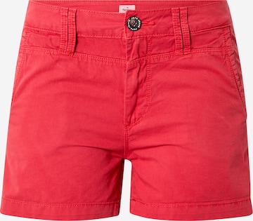 Coupe slim Jean 'BALBOA' Pepe Jeans en rouge : devant