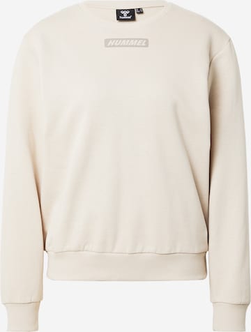 Hummel Sweatshirt in Beige: Vorderseite