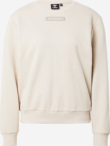 Sweat de sport Hummel en beige : devant