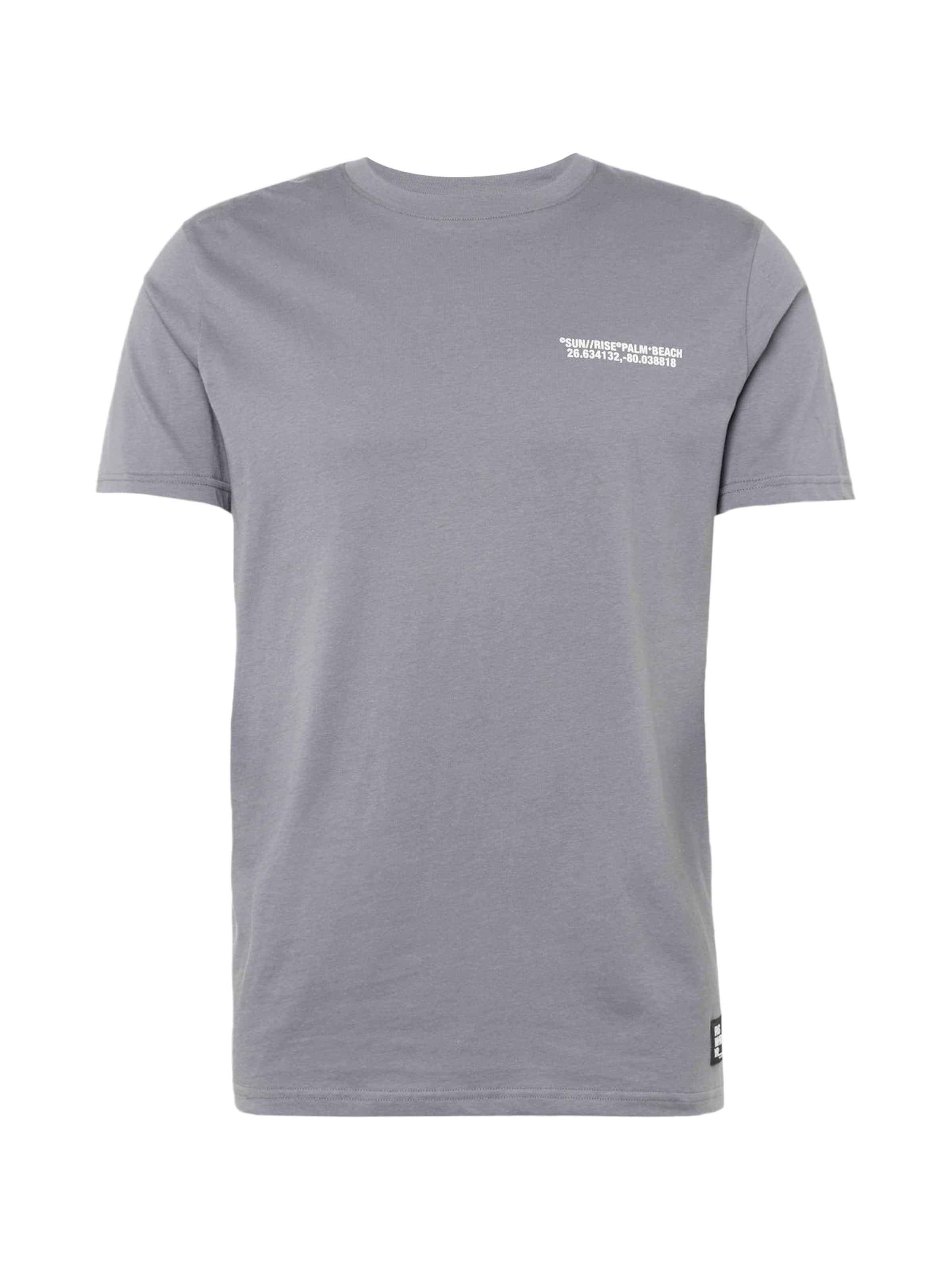 QS Shirt in Grijs: voorkant