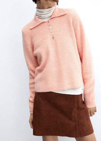 MANGO Sweater 'Palau' in Pink