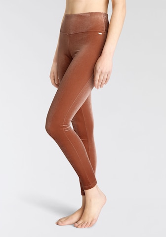 LASCANA Skinny Leggings in Brown: front