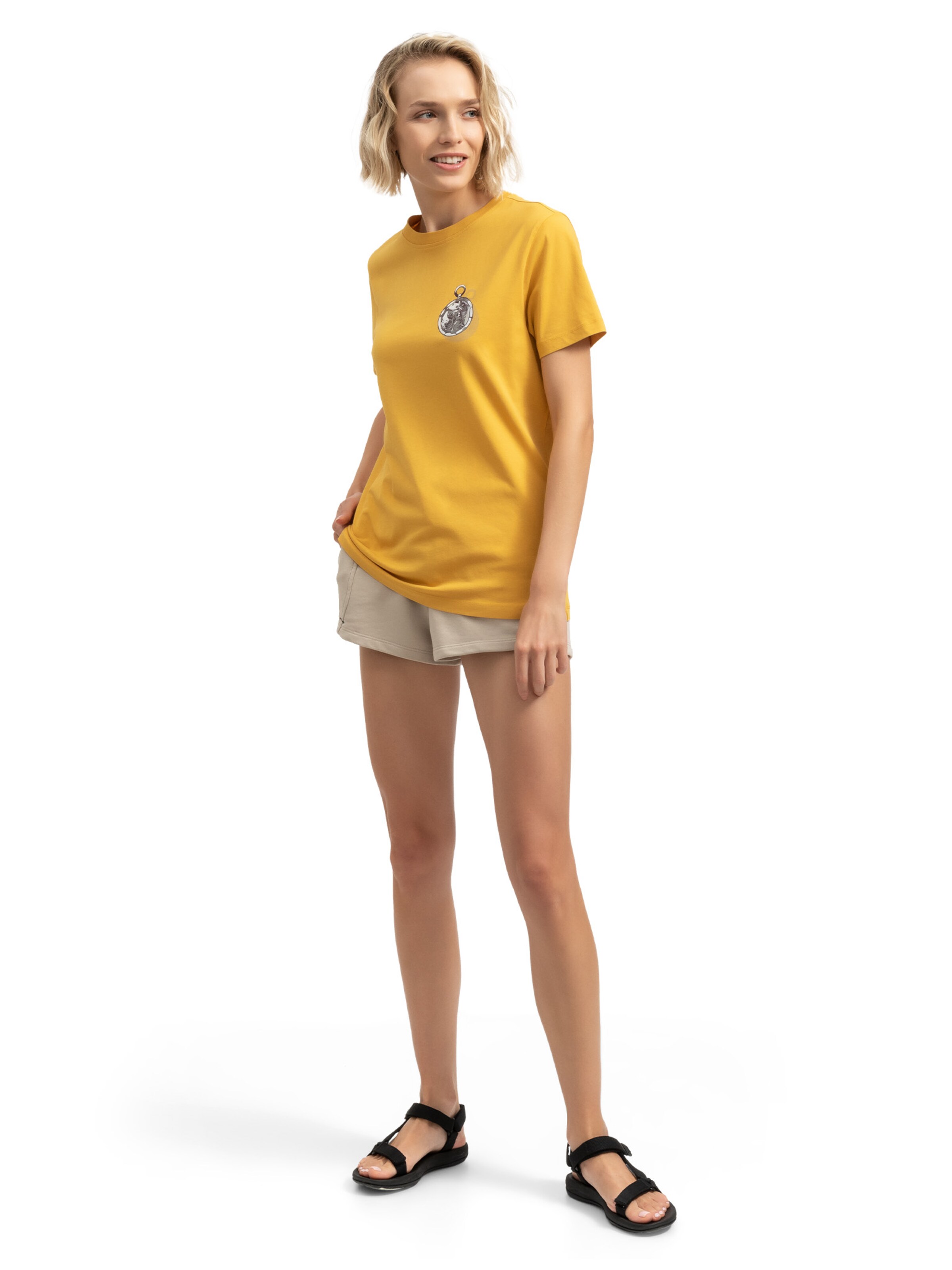 Kaft Shirt 'Time' in Yellow