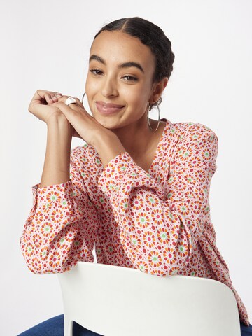 Zwillingsherz Bluse 'Liselotte' in Rot