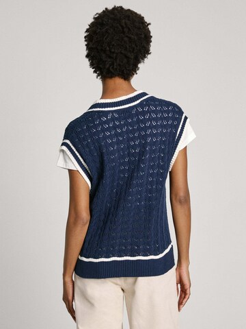 Pullover 'IVA VEST' di Pepe Jeans in blu
