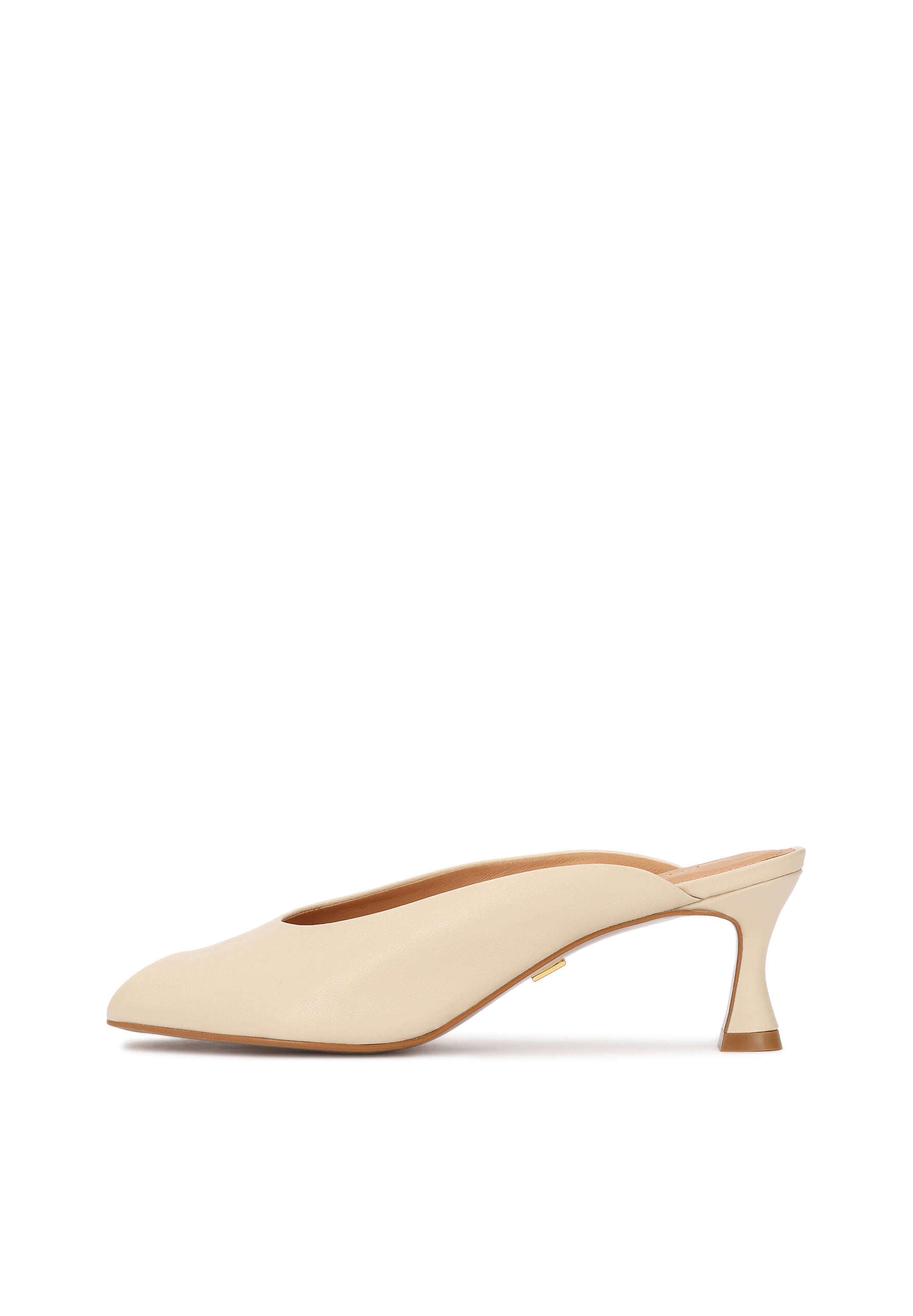 Mule Kazar en beige : devant
