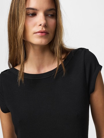 PIECES - Camiseta 'PCSof' en negro