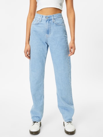 Calvin Klein Jeans Wide leg Τζιν σε μπλε: μπροστά