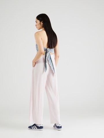 SELECTED FEMME Loose fit Pants 'SLFRya Ellie' in Pink