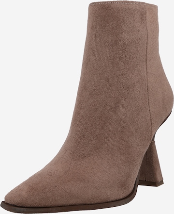 Trendyol Ankle Boots in Brown: front