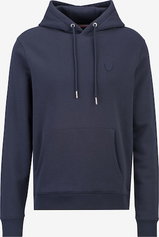 19V69 ITALIA Sweatshirt 'Matteo DS' in Blauw: voorkant