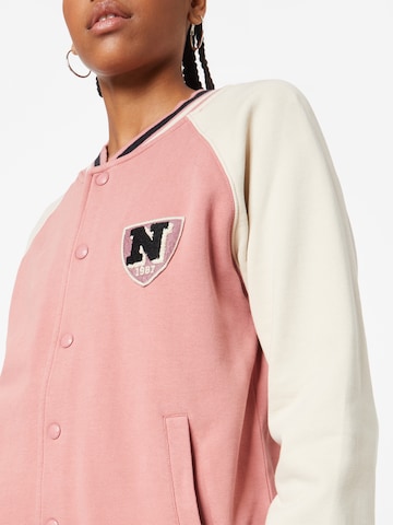 NAPAPIJRI Zip-Up Hoodie 'SIONA' in Pink