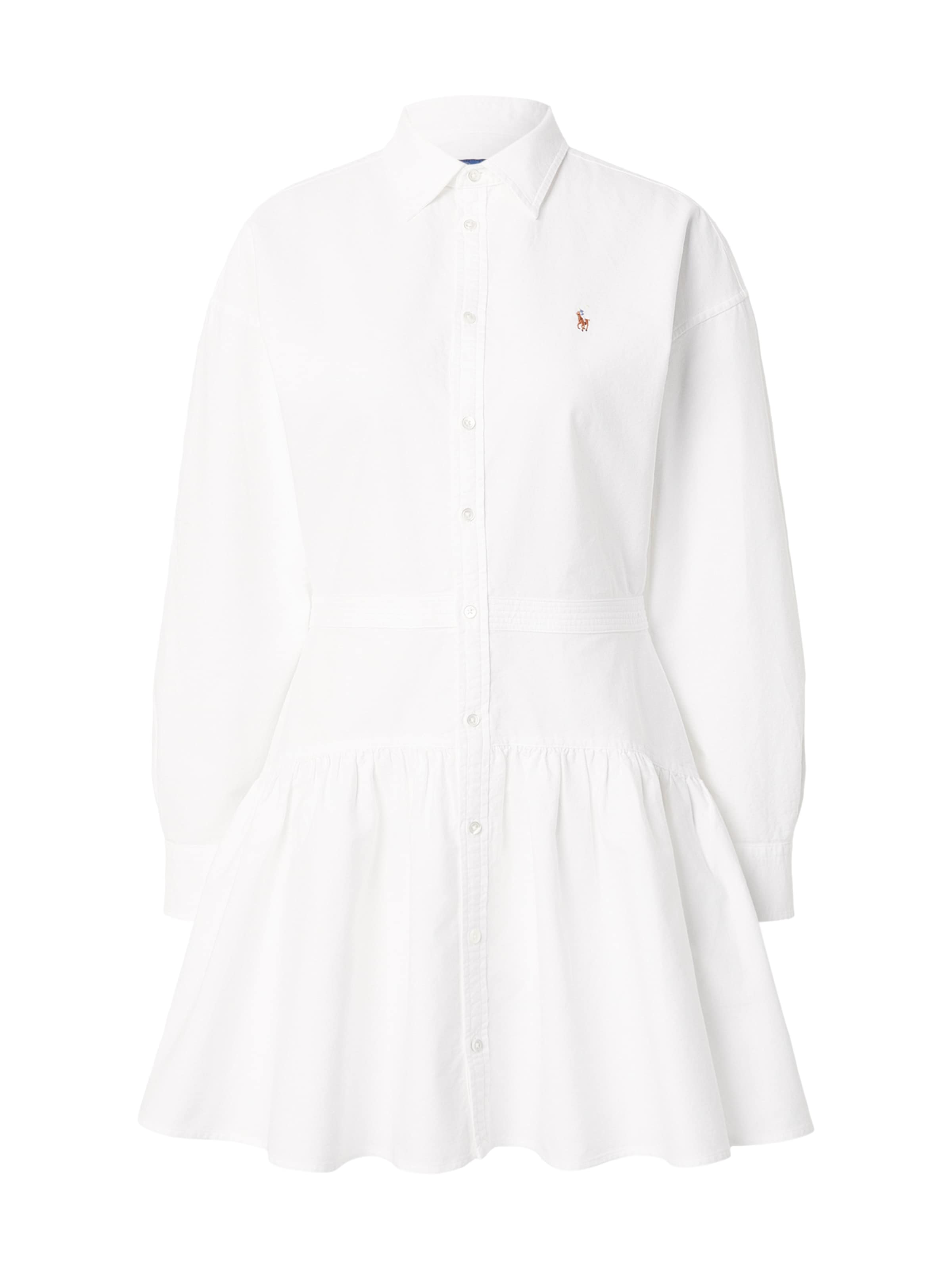 Polo Ralph Lauren Платье-рубашка в Белый: спереди