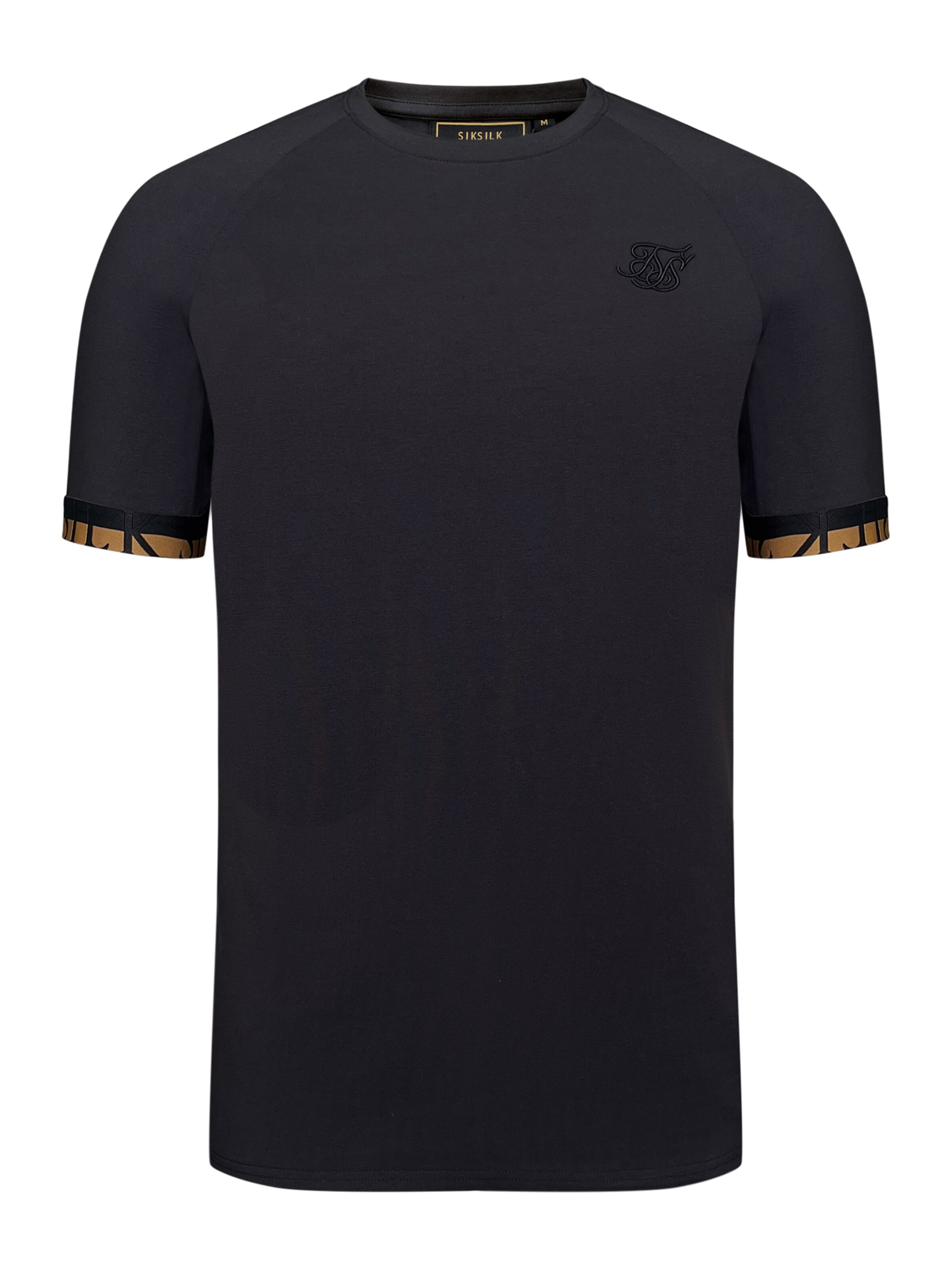SikSilk Shirt in Zwart: voorkant