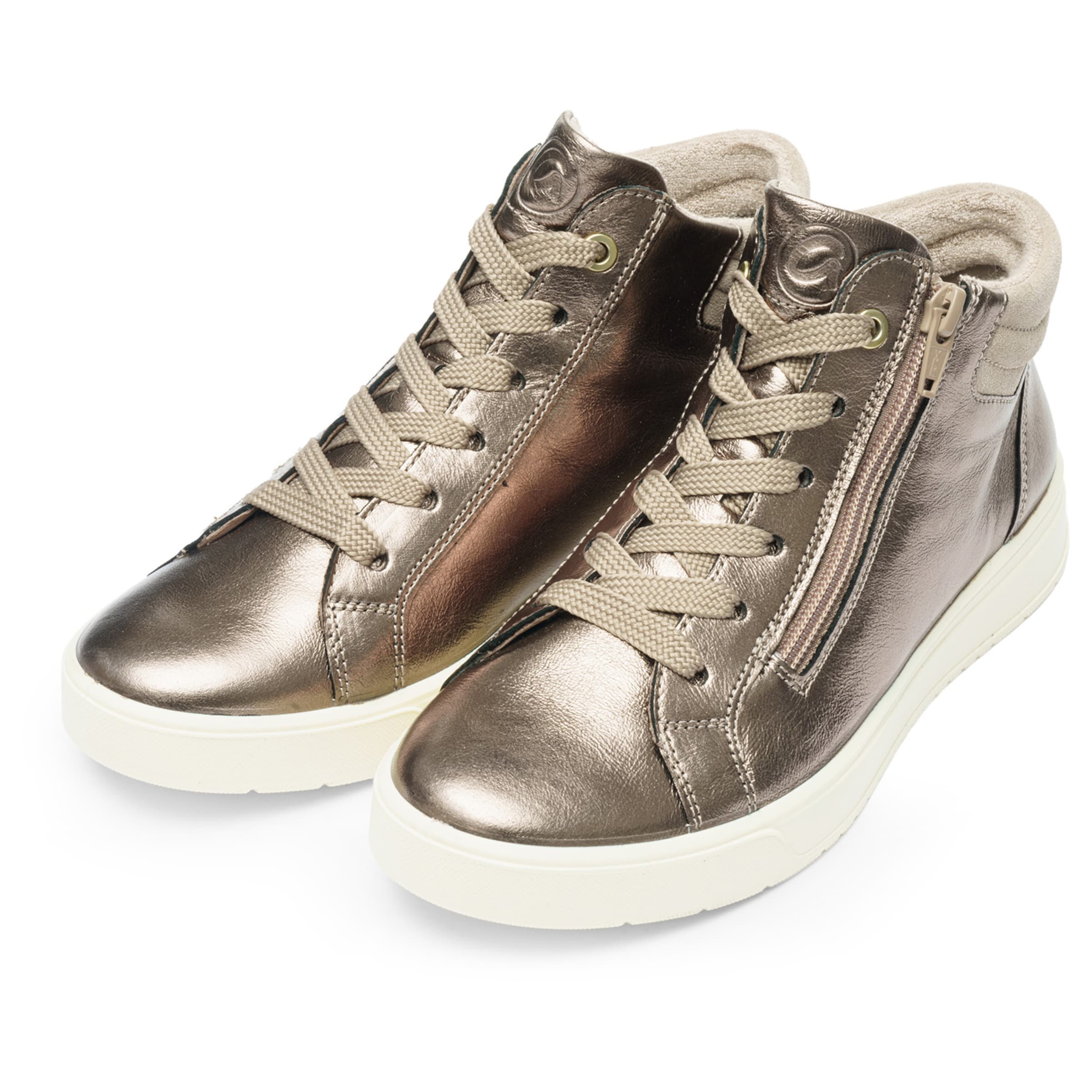ARA High-Top Sneakers in Beige