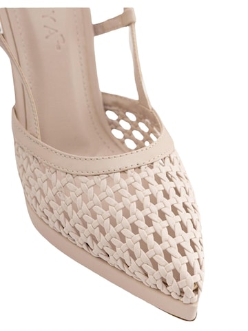 Limoya Slingback Pumps 'Damen-Absätze' in Beige