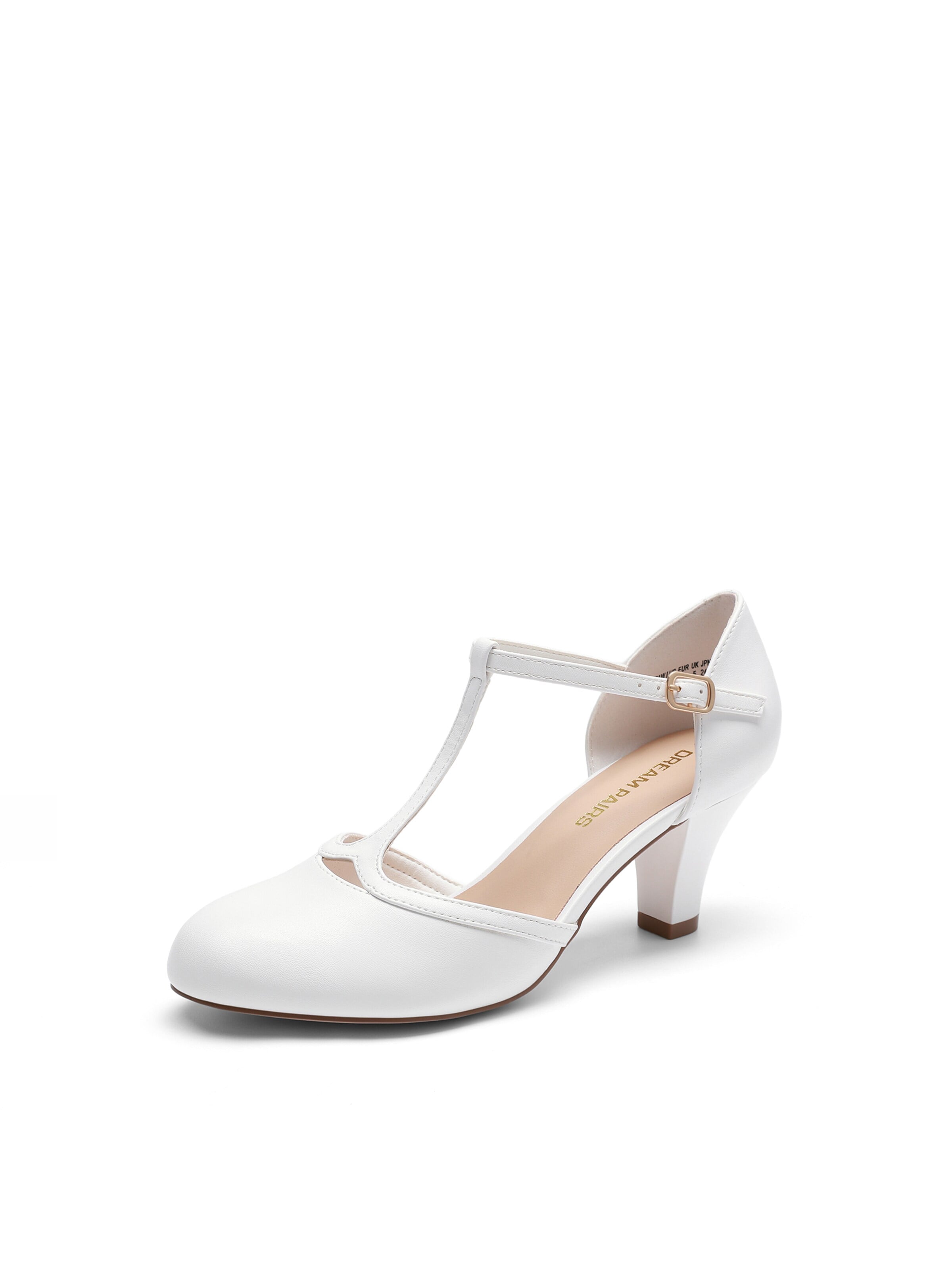 Escarpins Dream Pairs en blanc : devant