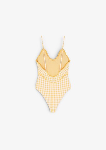 Scalpers Bralette Swimsuit in Yellow