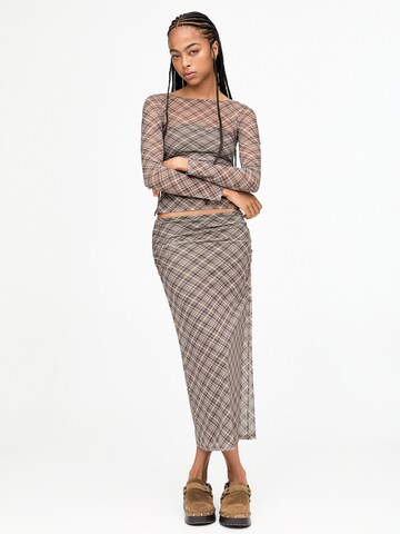 Pull&Bear Rok in Grijs