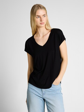 TOM TAILOR DENIM T-Shirt in Schwarz: Vorderseite