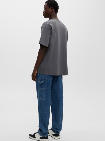 Pull&Bear Loosefit Jeans in Blau