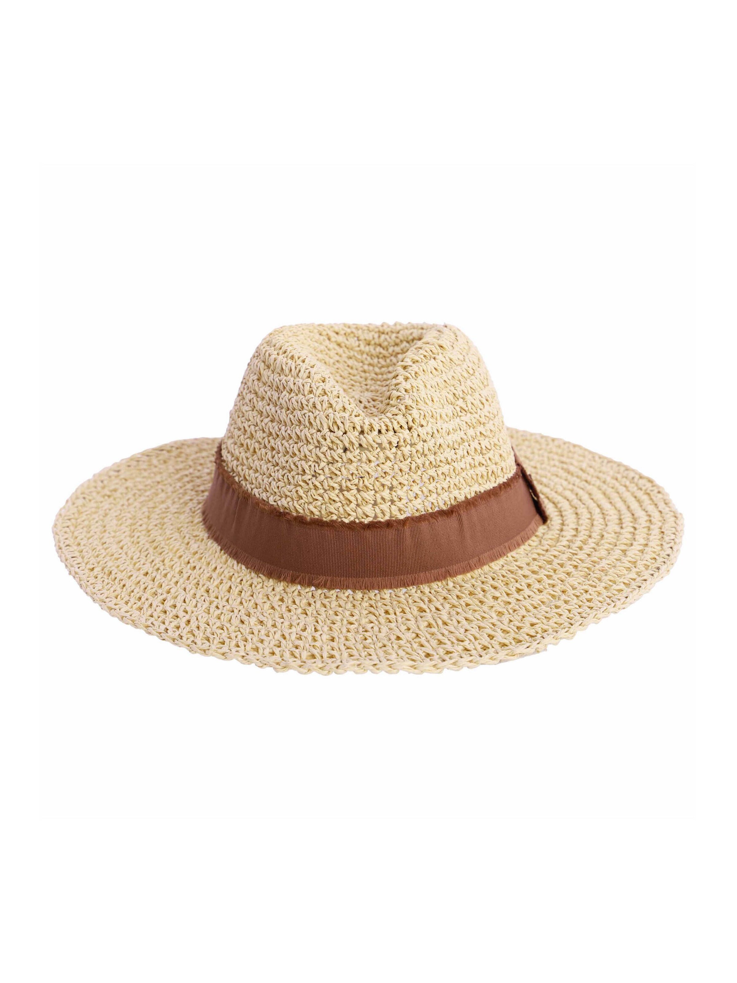 Amichi - Sombrero 'Sombrero para mujer Alania de fibras naturales' en beige
