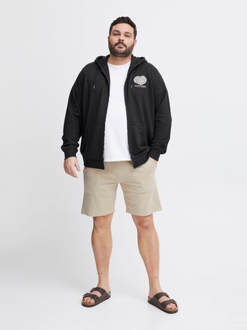 BLEND - Sudadera con cremallera en negro