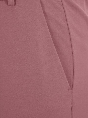 Only Petite Tapered Pleat-Front Pants 'Poptrash' in Pink