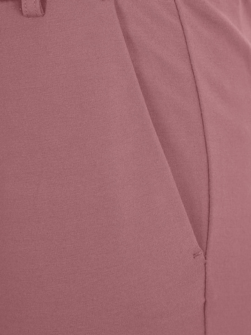 Only Petite Tapered Pleat-Front Pants 'Poptrash' in Pink