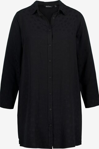 Chemise de nuit Ulla Popken en noir : devant