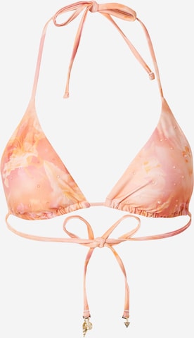 GUESSTrokutasti Bikini gornji dio - narančasta boja: prednji dio