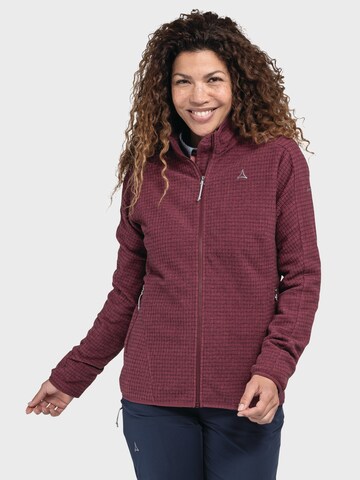 Schöffel Functionele fleece jas in Roze: voorkant