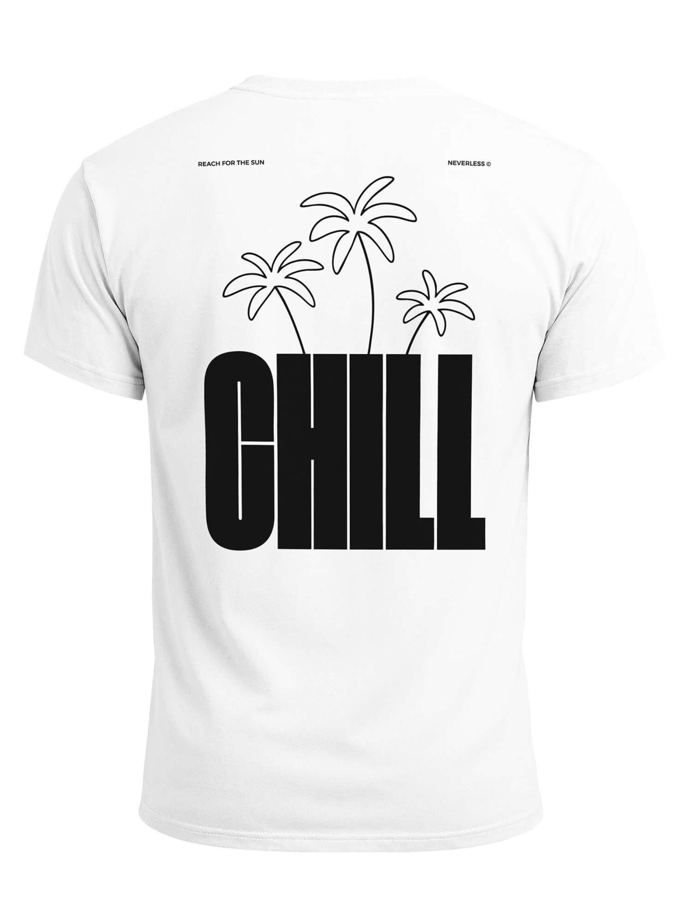 Neverless Shirt 'chill' in White: front