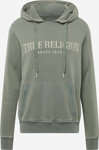 True Religion Sweatshirt in Green: front