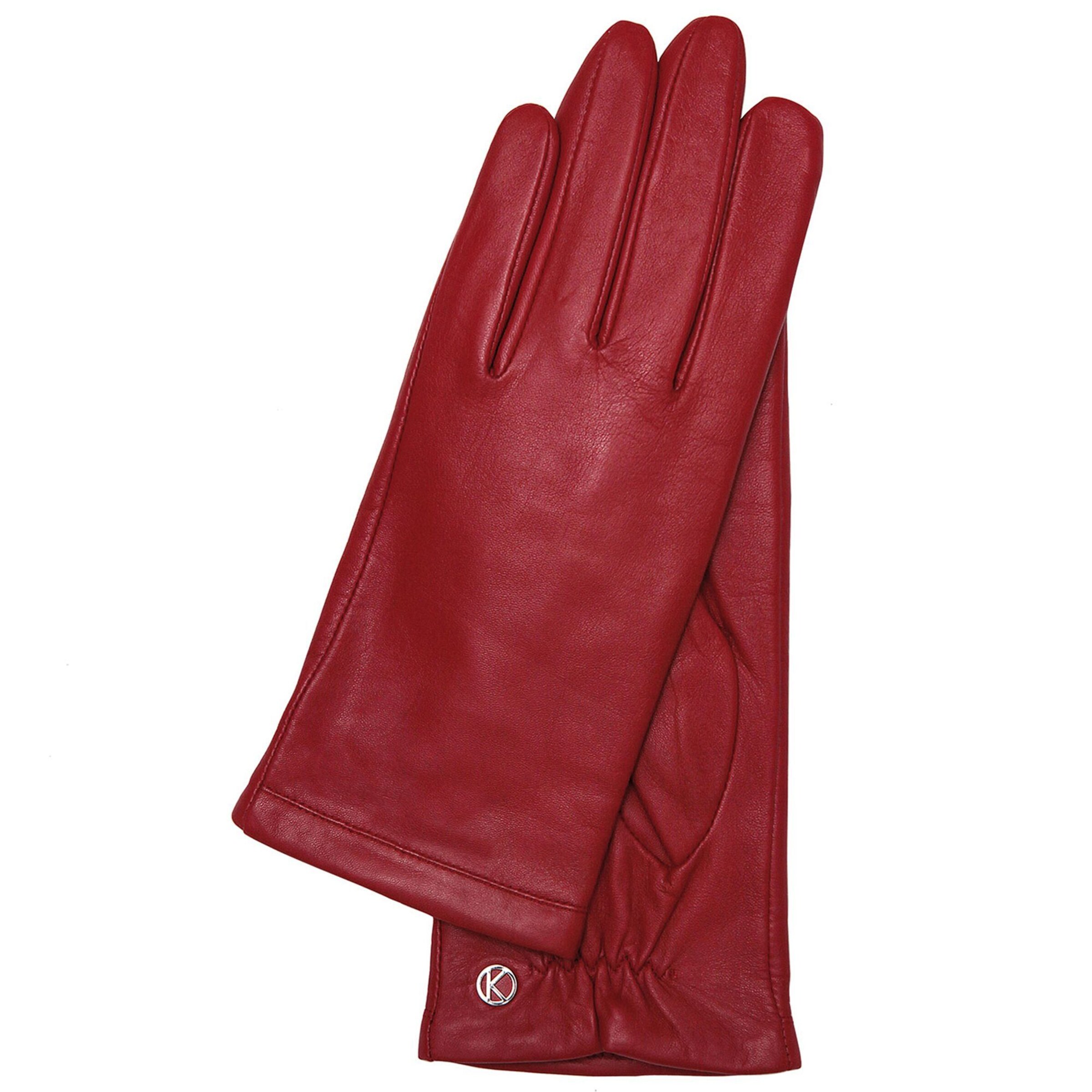 KESSLER Full finger gloves in Red: front