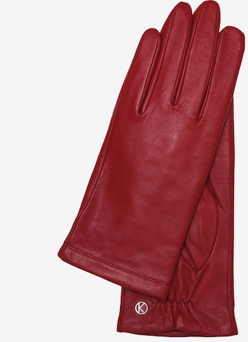 KESSLER Full Finger Gloves in Red: front