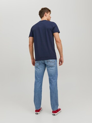JACK & JONES Shirt 'Christmas' in Blue