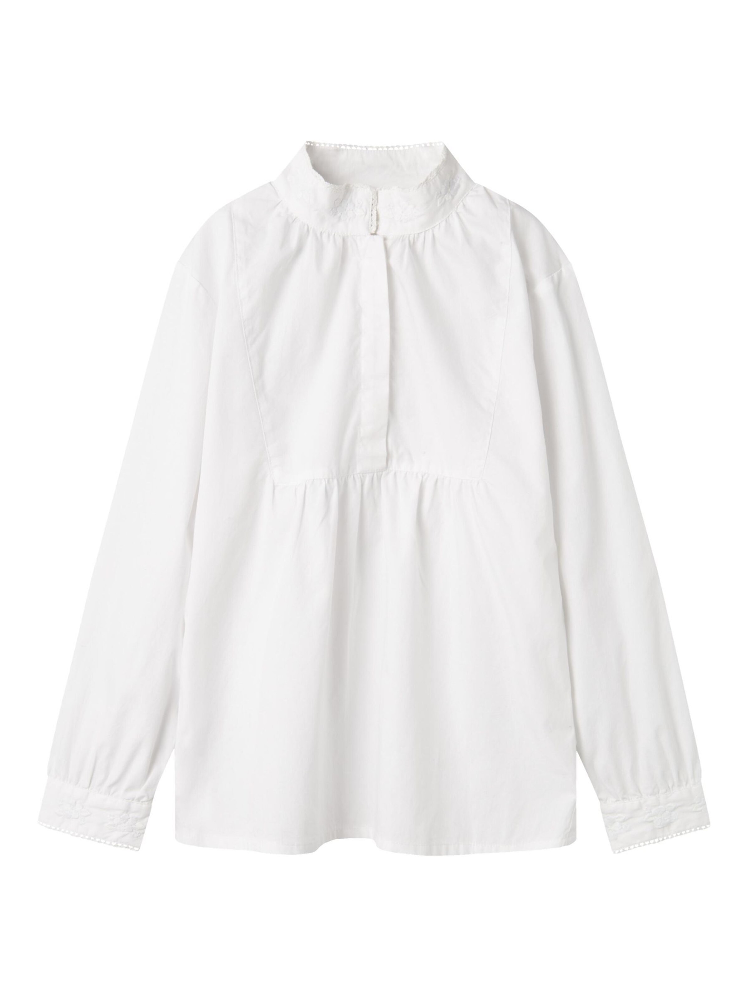 NAME IT - Blusa en blanco: frente