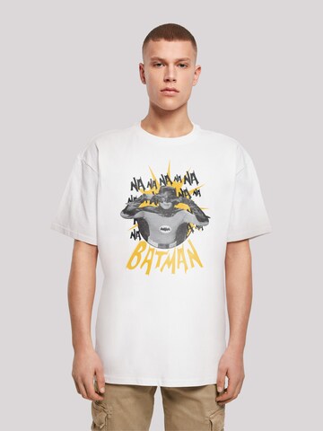 T-Shirt 'Batman TV Series Nananana' F4NT4STIC en blanc : devant