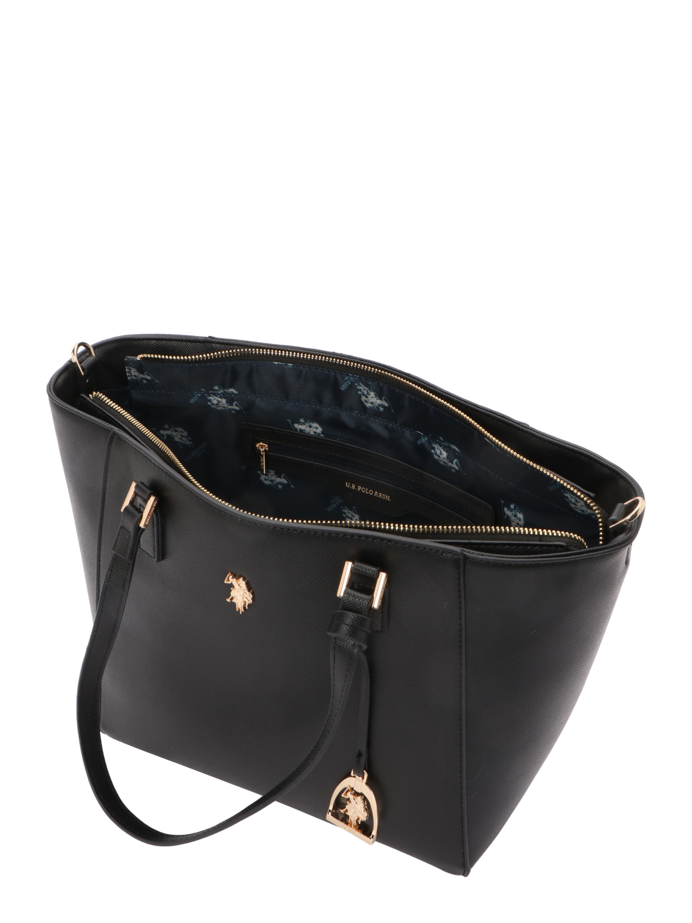U.S. POLO ASSN. Nákupní taška 'Jones' – černá