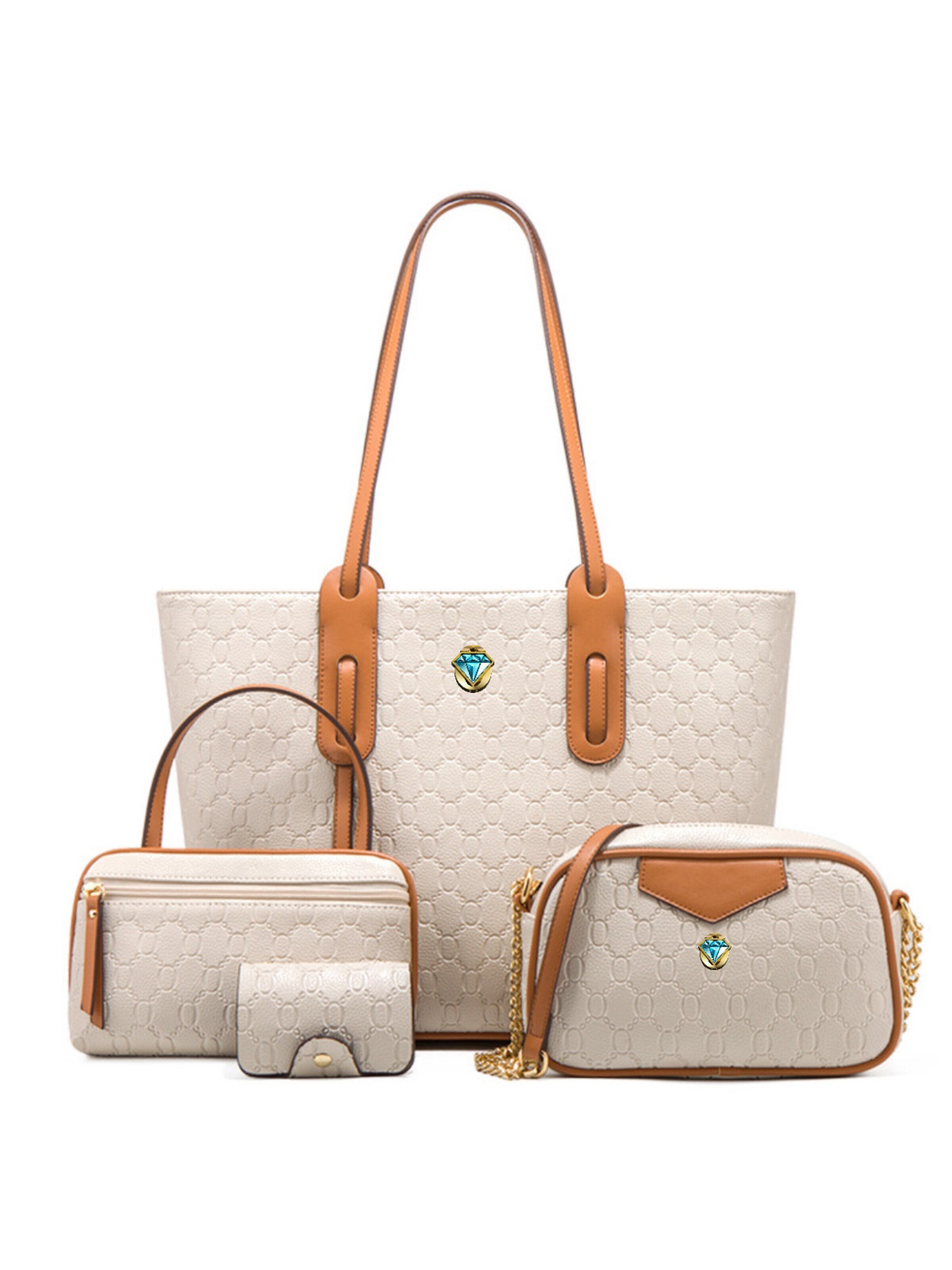 Elegon Handbag 'Model Marshall Islands' in Beige: front